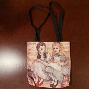 A Dorothy and Alice canvas bag/tote